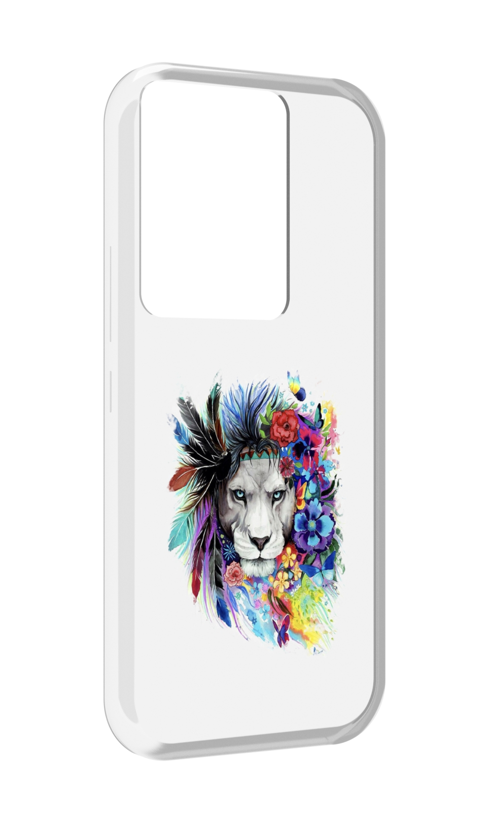 

Чехол MyPads Лев 2 для Itel Vision 3 Plus / Itel P38 Pro, Прозрачный, Tocco