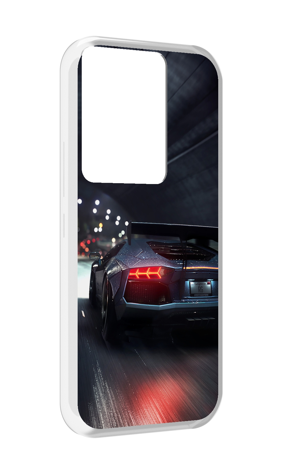 

Чехол MyPads Ламба мужской для Itel Vision 3 Plus / Itel P38 Pro, Прозрачный, Tocco