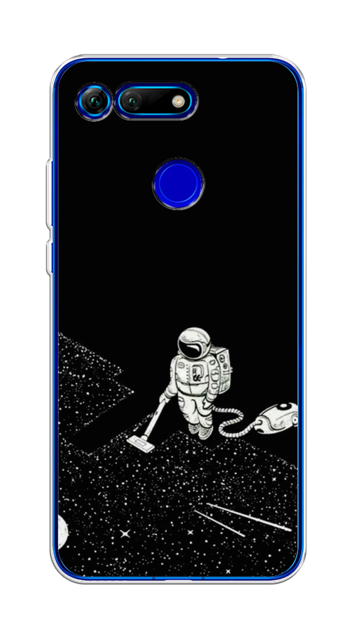 

Чехол Awog на Honor V20 (View 20) "Космонавт с пылесосом", Белый, 67350-4
