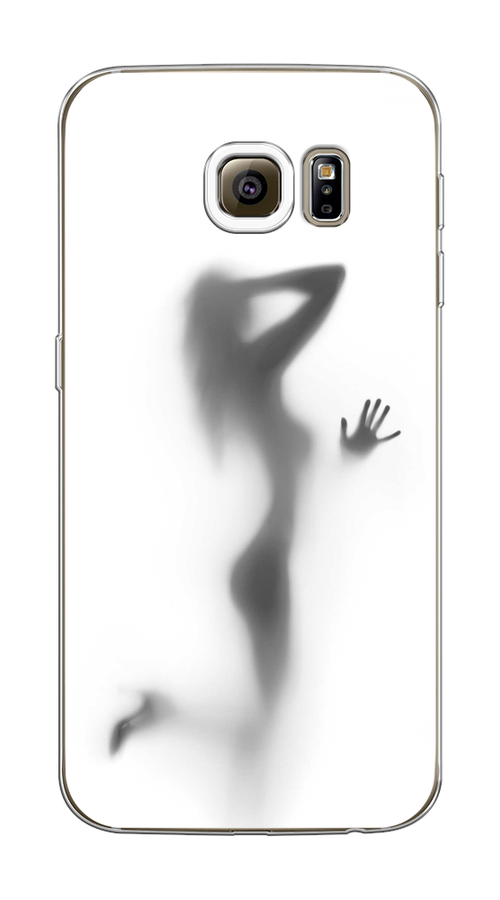 

Чехол Awog на Samsung Galaxy S6 edge "Стекло в душе", Белый;серый;черный, 24450-7