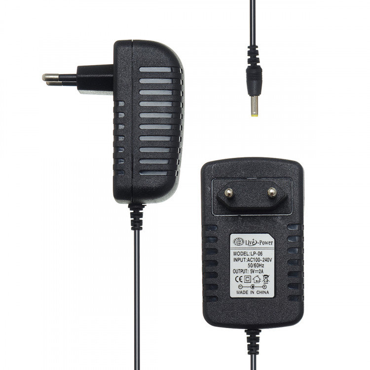 

Блок питания (сетевой адаптер) универсальный Live-Power LP-06 5V 2A (4,0x1,7 мм), LP-06