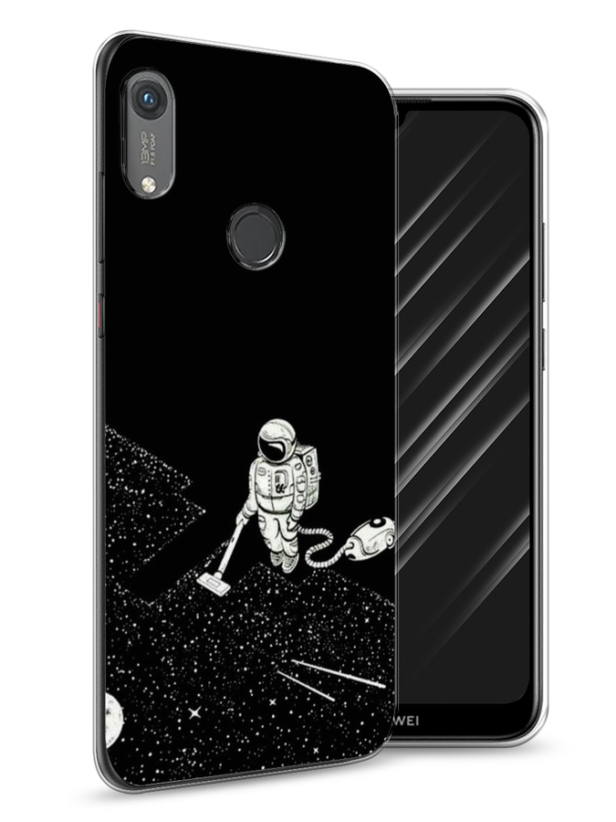 фото Чехол awog "космонавт с пылесосом" для honor 8a (8a pro/prime)