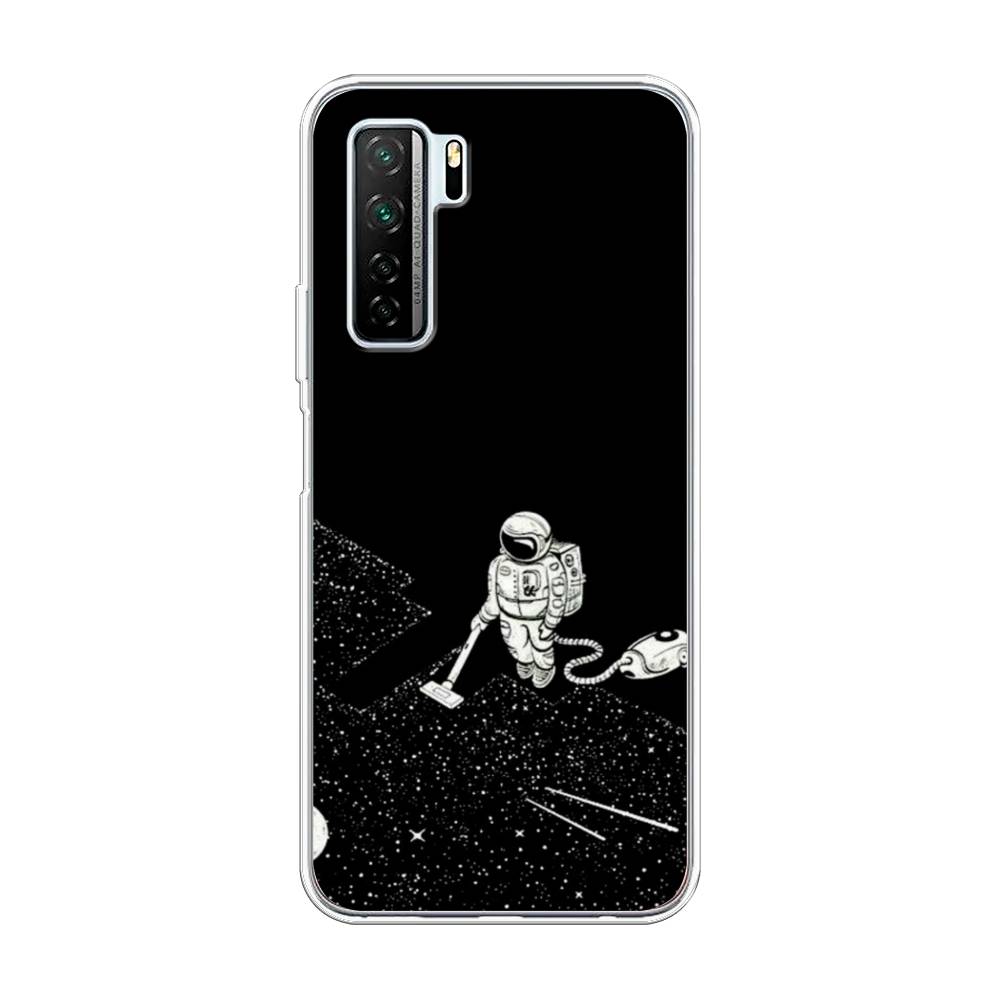 фото Чехол awog "космонавт с пылесосом" для honor 30s (global)