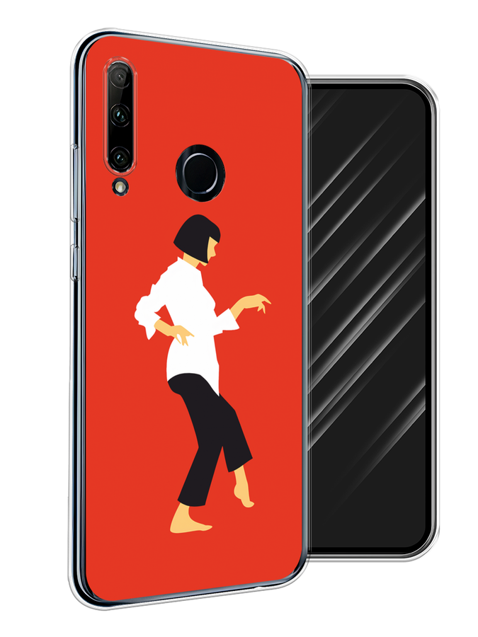 

Чехол Awog на Honor 10i "Космонавт с пылесосом", Белый, 68850-4