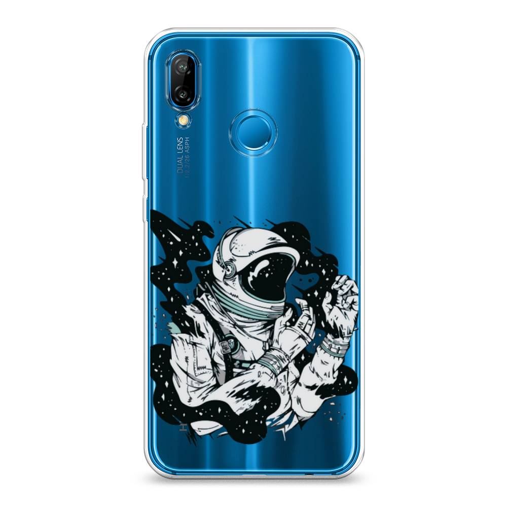 

Чехол Awog на Huawei P20 Lite "Космонавт арт", Черный;белый;прозрачный, 64450-7