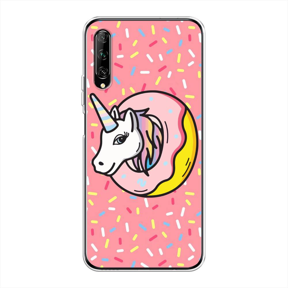 

Чехол Awog на Huawei Y9s "Единорог в пончике", Разноцветный, 611150-2