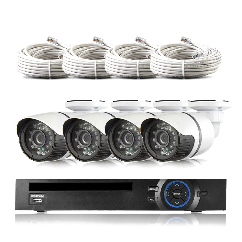 фото Комплект видеонаблюдения ip 5мп ps-link kit-c504ip 4 камеры для улицы