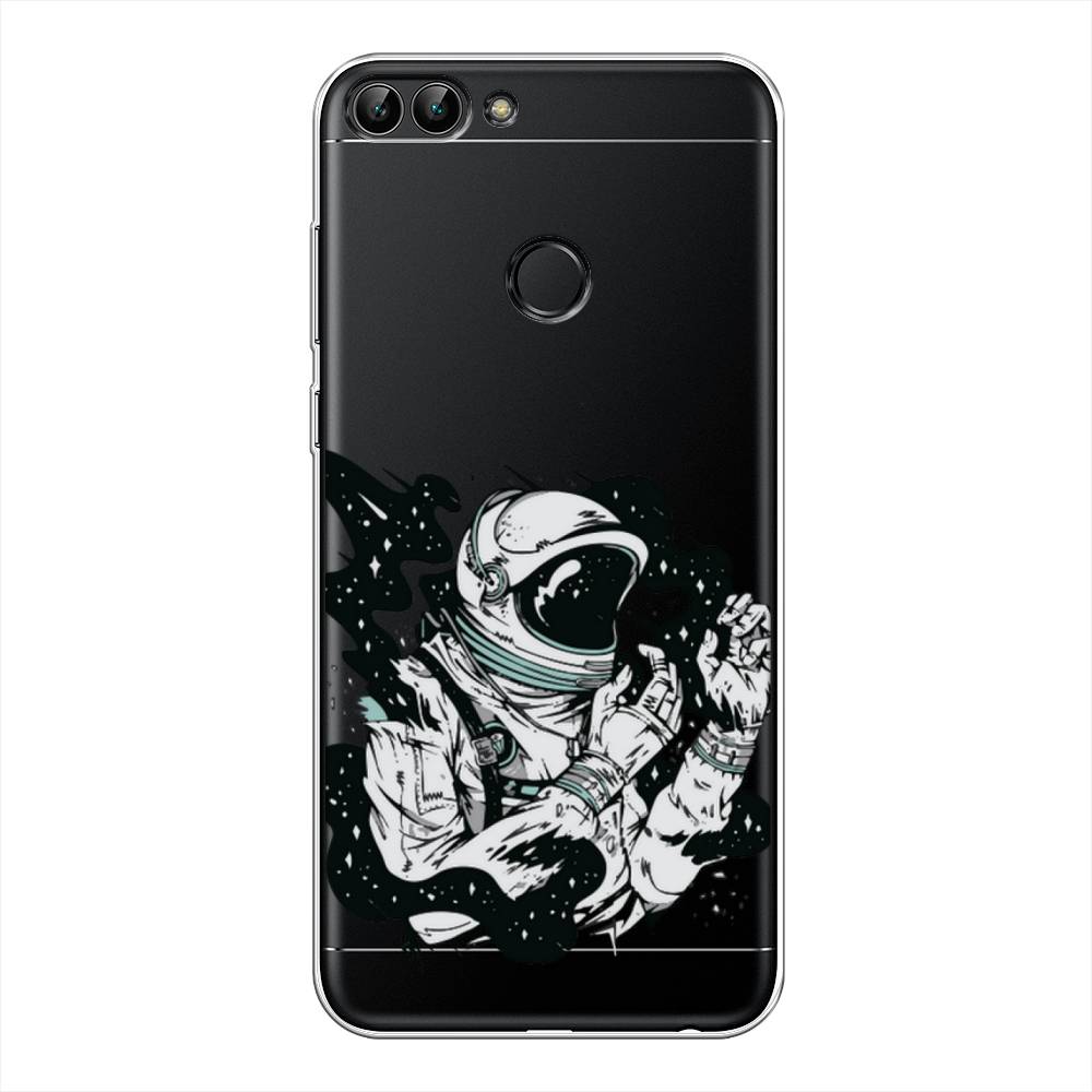 

Чехол Awog на Huawei P Smart "Космонавт арт", Черный;белый;прозрачный, 64050-7
