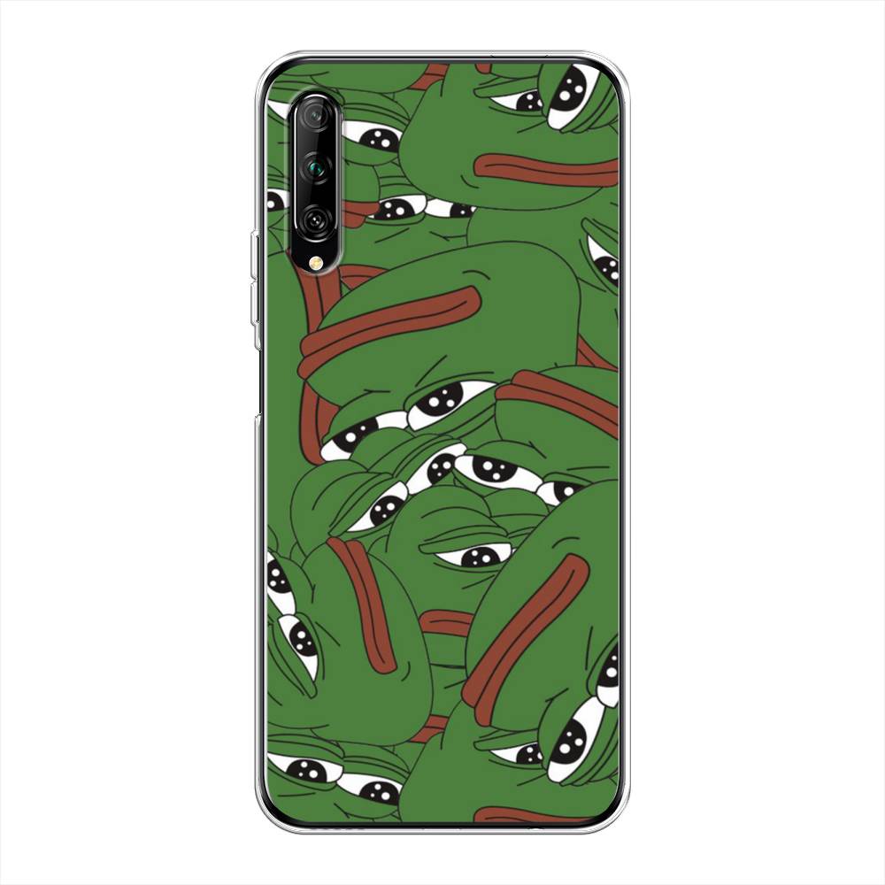 

Чехол Awog на Huawei Y9s "Печальный frog", Разноцветный, 611150-9