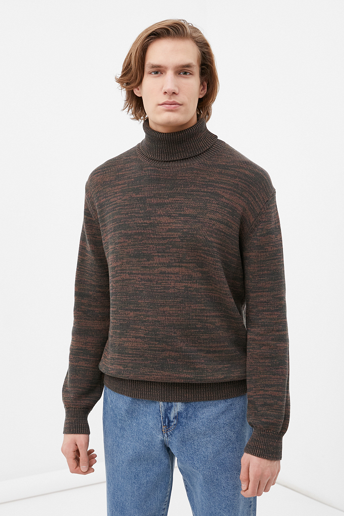 

Свитер мужской Finn Flare FWB21132 зеленый 2XL, FWB21132