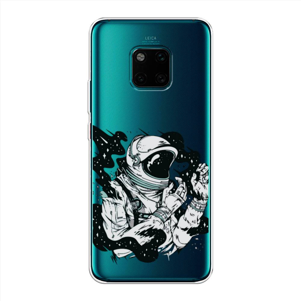 

Чехол Awog на Huawei Mate 20 Pro "Космонавт арт", Черный;белый;прозрачный, 67050-7