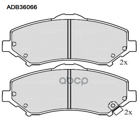 

Колодки Adb36066 ALLIED NIPPON арт. ADB36066