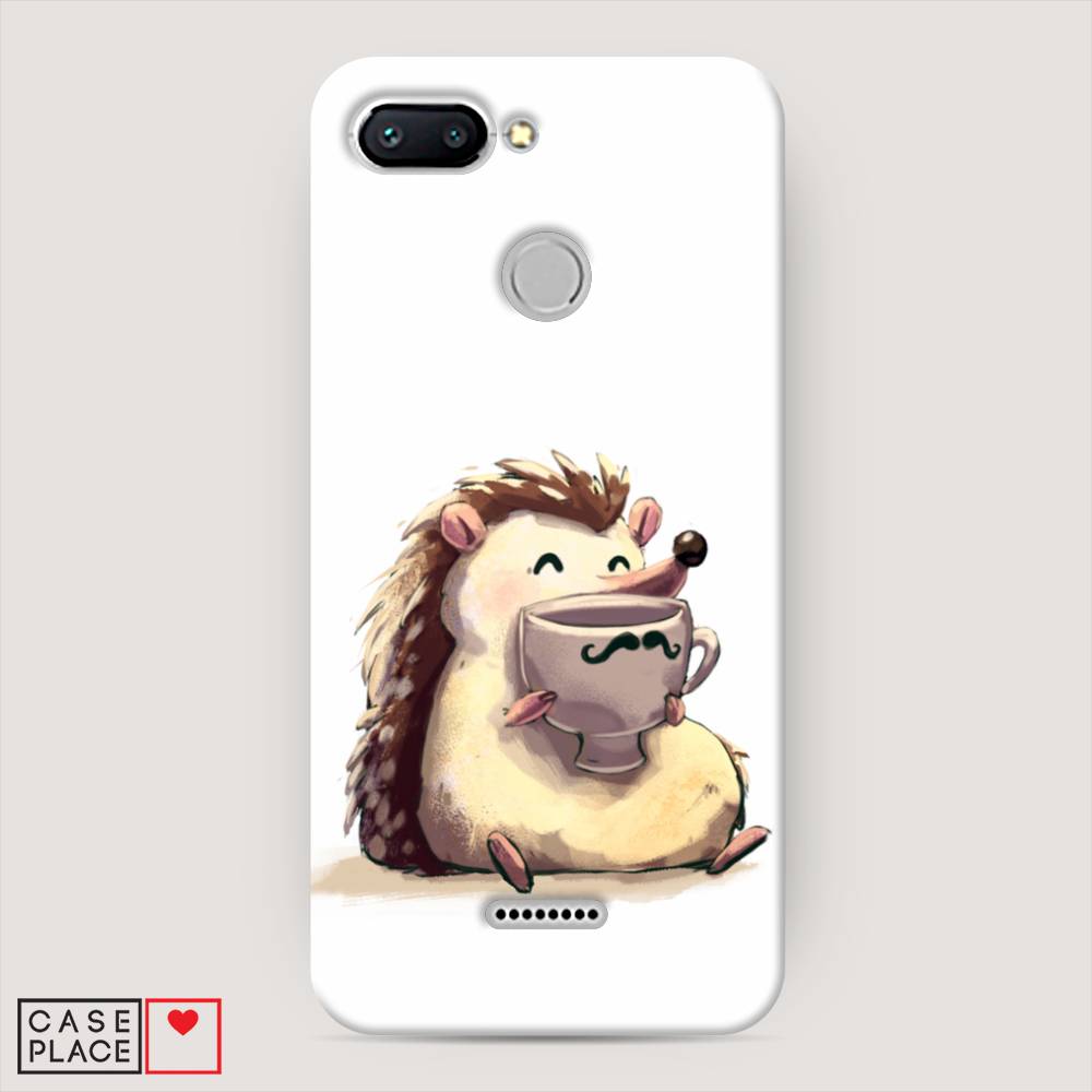 

Пластиковый чехол "Еж кофеман" на Xiaomi Redmi 6