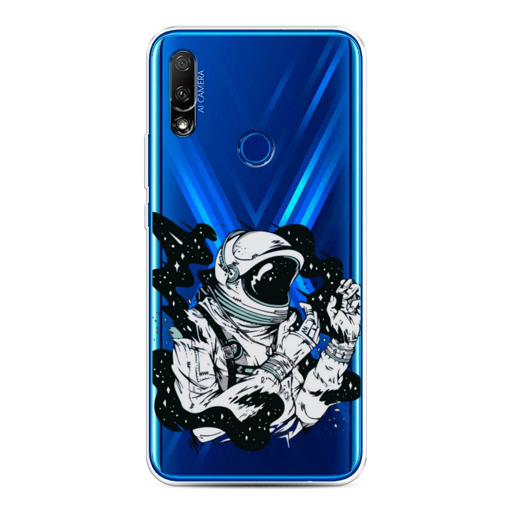 

Чехол Awog на Honor 9X "Космонавт арт", Черный;белый;прозрачный, 69950-7