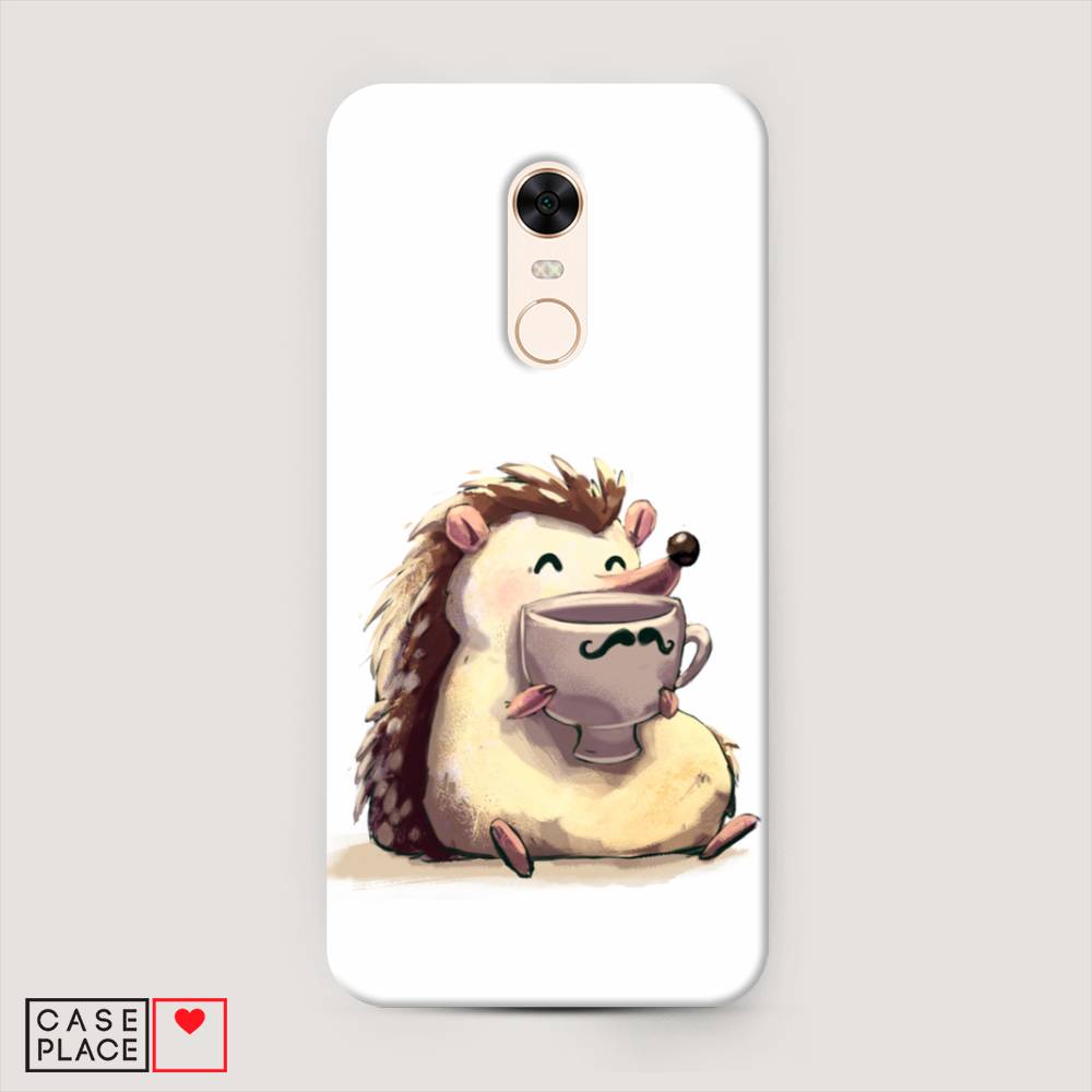 

Пластиковый чехол "Еж кофеман" на Xiaomi Redmi 5 Plus, 33120-7
