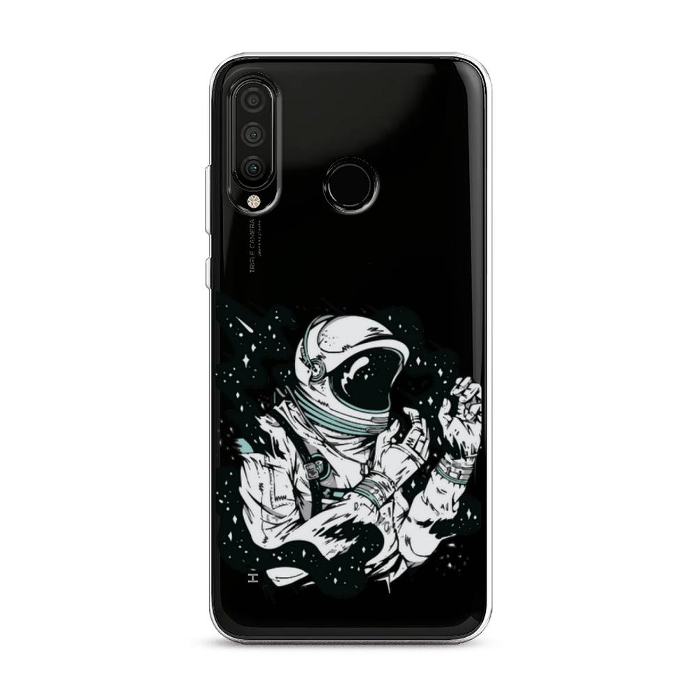 

Чехол Awog на Honor 20S "Космонавт арт", Черный;белый;прозрачный, 610750-7