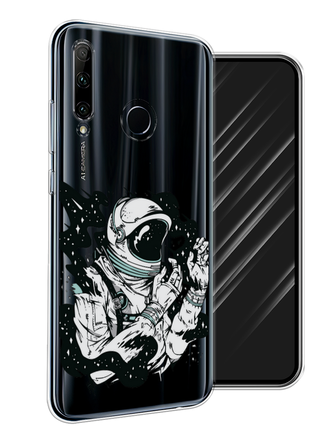 

Чехол Awog на Honor 20 Lite 2019 "Космонавт арт", Черный;белый;прозрачный, 68950-7