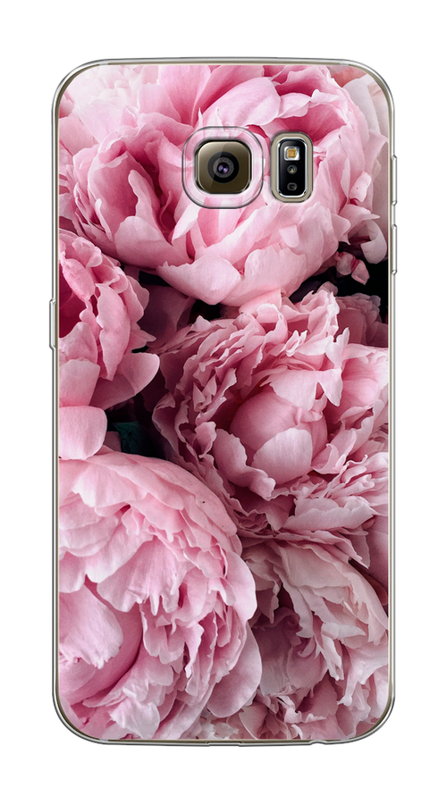 

Чехол Awog на Samsung Galaxy S6 edge "Нежные пионы", Розовый;черный;белый, 24450-8
