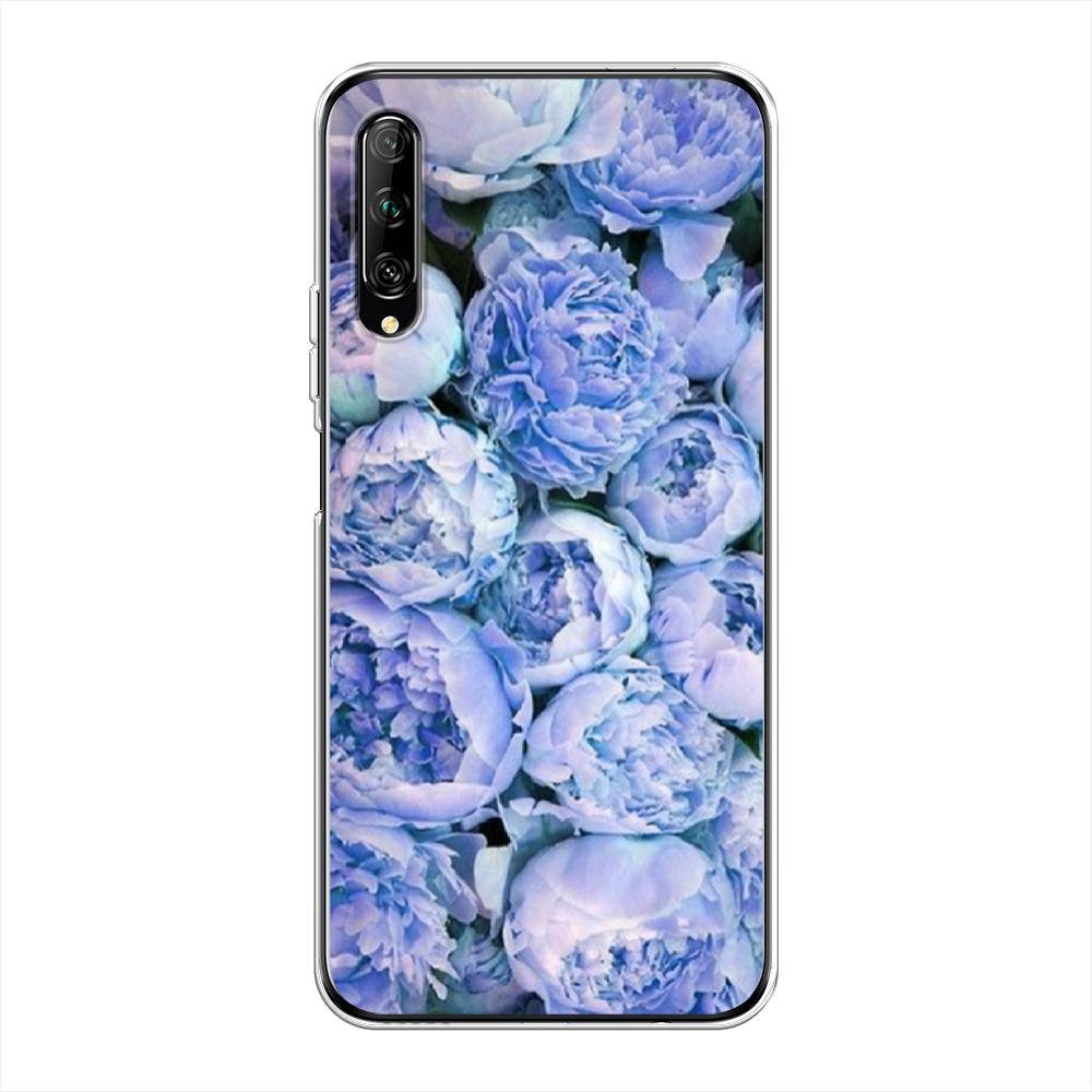 

Чехол Awog на Huawei Y9s "Пионы голубые", Разноцветный, 611150-8
