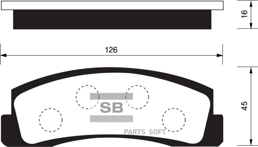 

Колодки Ваз Niva 2121 2121-3501090 Sangsin^Sp1168 Sangsin brake арт. SP1168