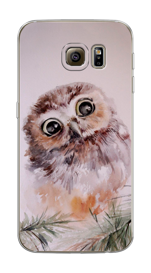 

Чехол Awog на Samsung Galaxy S6 edge "Сова на розовом", Розовый;коричневый, 24450-1