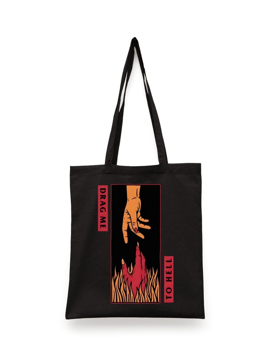 

Сумка шоппер унисекс СувенирShop Hell 1, черный, Hell 1