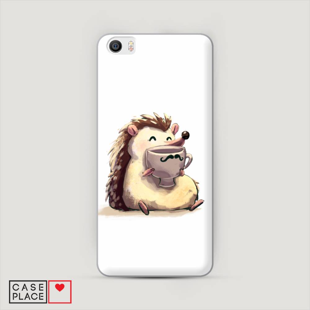 

Пластиковый чехол "Еж кофеман" на Xiaomi Mi5, 30440-7