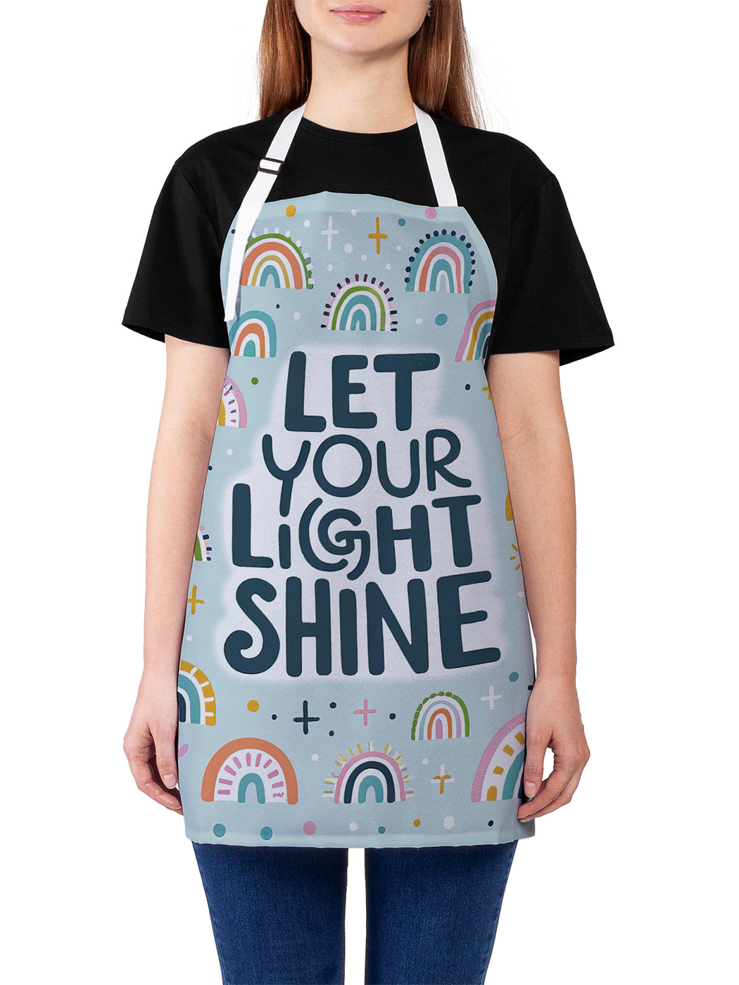 

Фартук кухонный JoyArty Свет сияет, ap_sd1830, Голубой