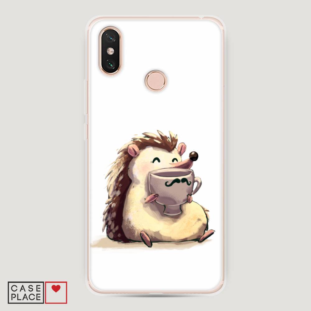 

Пластиковый чехол "Еж кофеман" на Xiaomi Mi Max 3