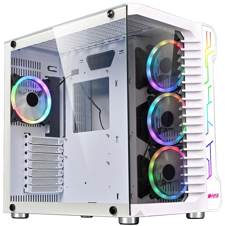 

Корпус компьютерный HIPER MG102 TITAN White, MG102 TITAN