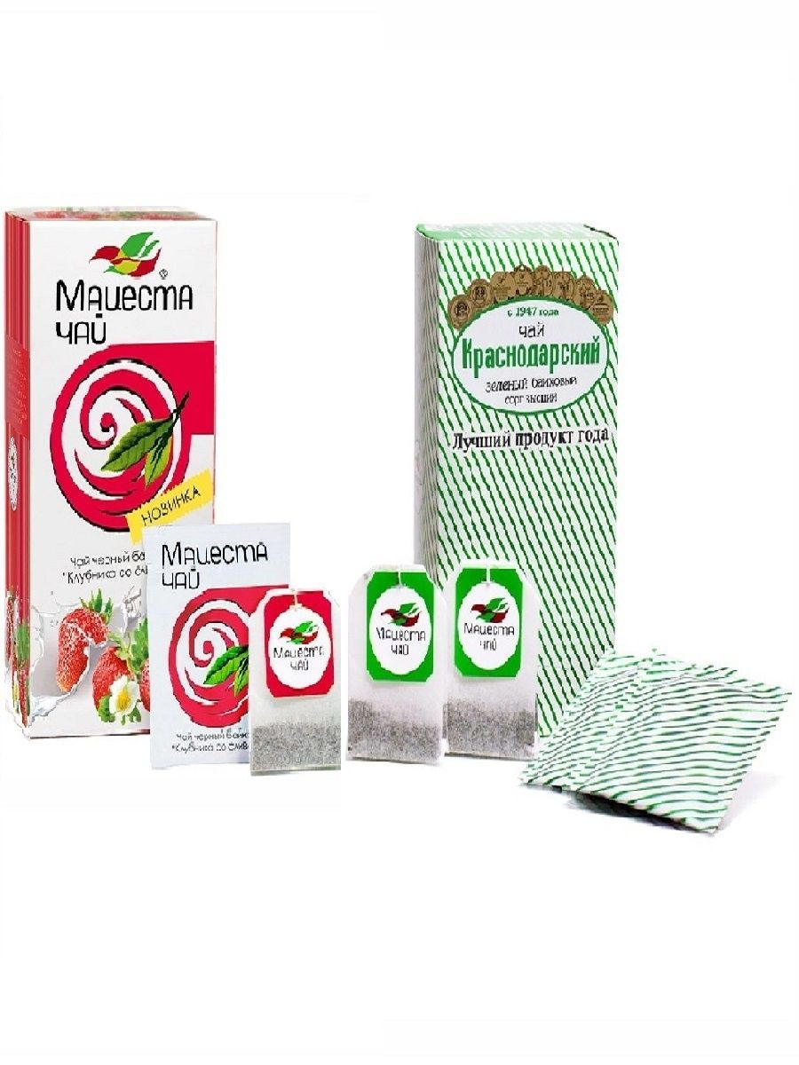 

Набор чая Мацеста Пакетированный черный зеленый с добавками 400гр