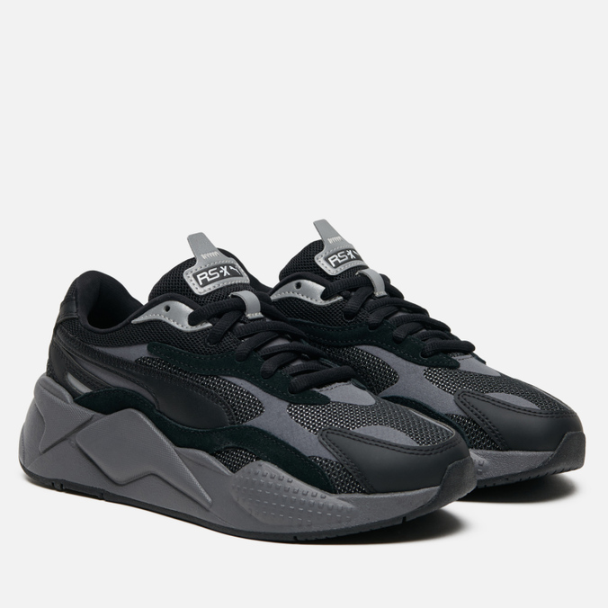 фото Кроссовки мужские puma rs-x3 puzzle черные 42.5 eu