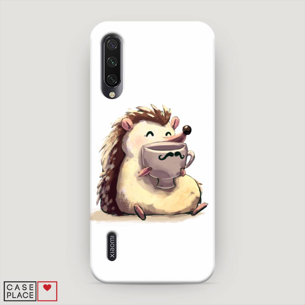 

Пластиковый чехол "Еж кофеман" на Xiaomi Mi A3, 36020-7