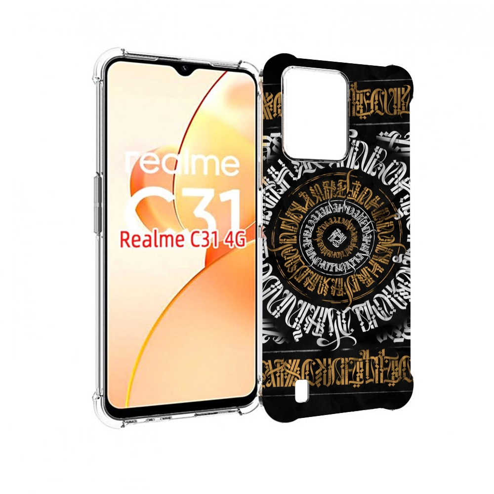 

Чехол MyPads лампас для OPPO Realme C31, Прозрачный, Tocco