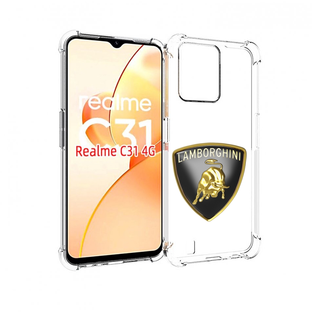 

Чехол MyPads ламборгини-lambo-6 мужской для OPPO Realme C31, Прозрачный, Tocco