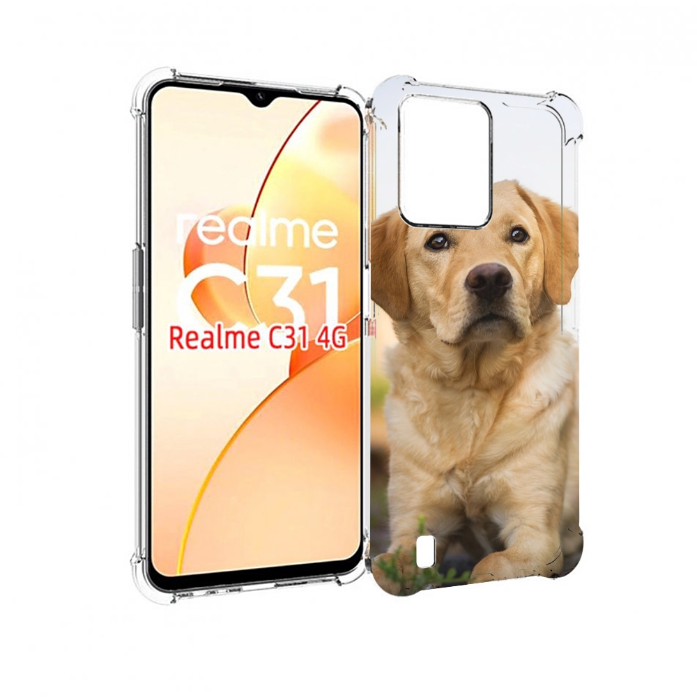 

Чехол MyPads лабрадор ретривер для OPPO Realme C31, Прозрачный, Tocco