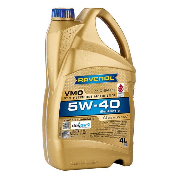 

Моторное масло Ravenol синтетическое Vmo 5W40 1л