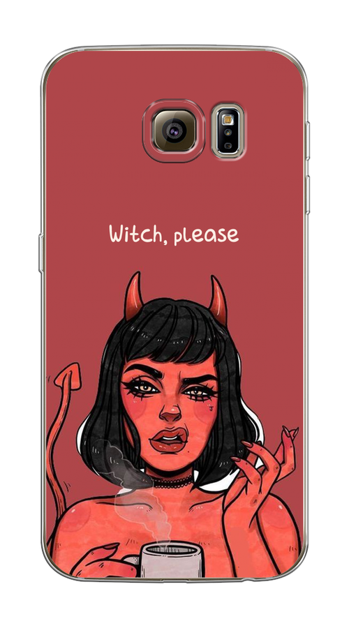 

Чехол Awog на Samsung Galaxy S6 edge "Evil Girl", Красный;черный, 24450-6