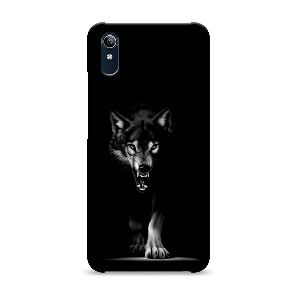 

Пластиковый чехол "Волк выходит из ночи" на Vivo Y91c, 262820-1