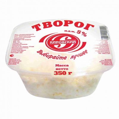 

Творог Кировский 5% 350 г