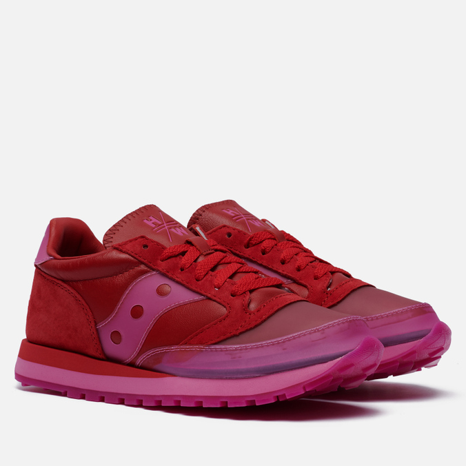 фото Кроссовки мужские saucony x hommewrk jazz 81 красные 41