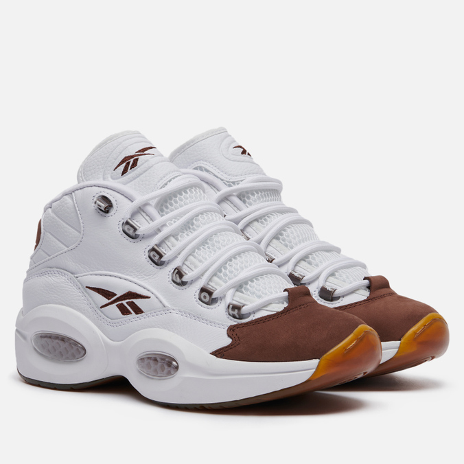 фото Кроссовки мужские reebok question mid белые 43 eu