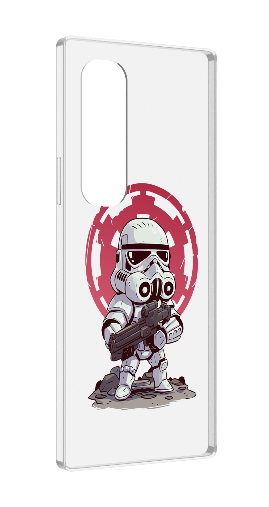 

Чехол MyPads солдат-из-старварс для Samsung Galaxy Z Fold 4 (SM-F936), Прозрачный, Tocco