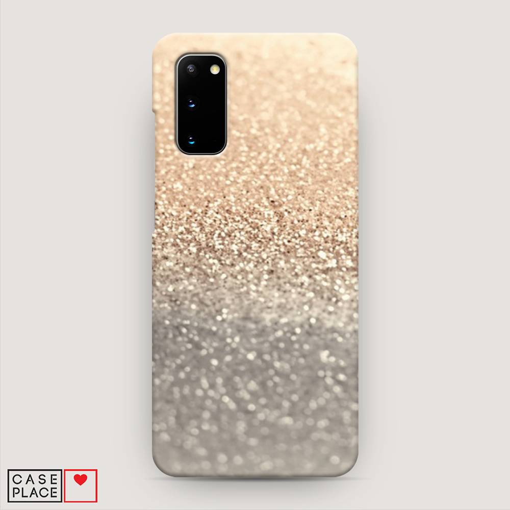 

Пластиковый чехол "Песок золотой рисунок" на Samsung Galaxy S20