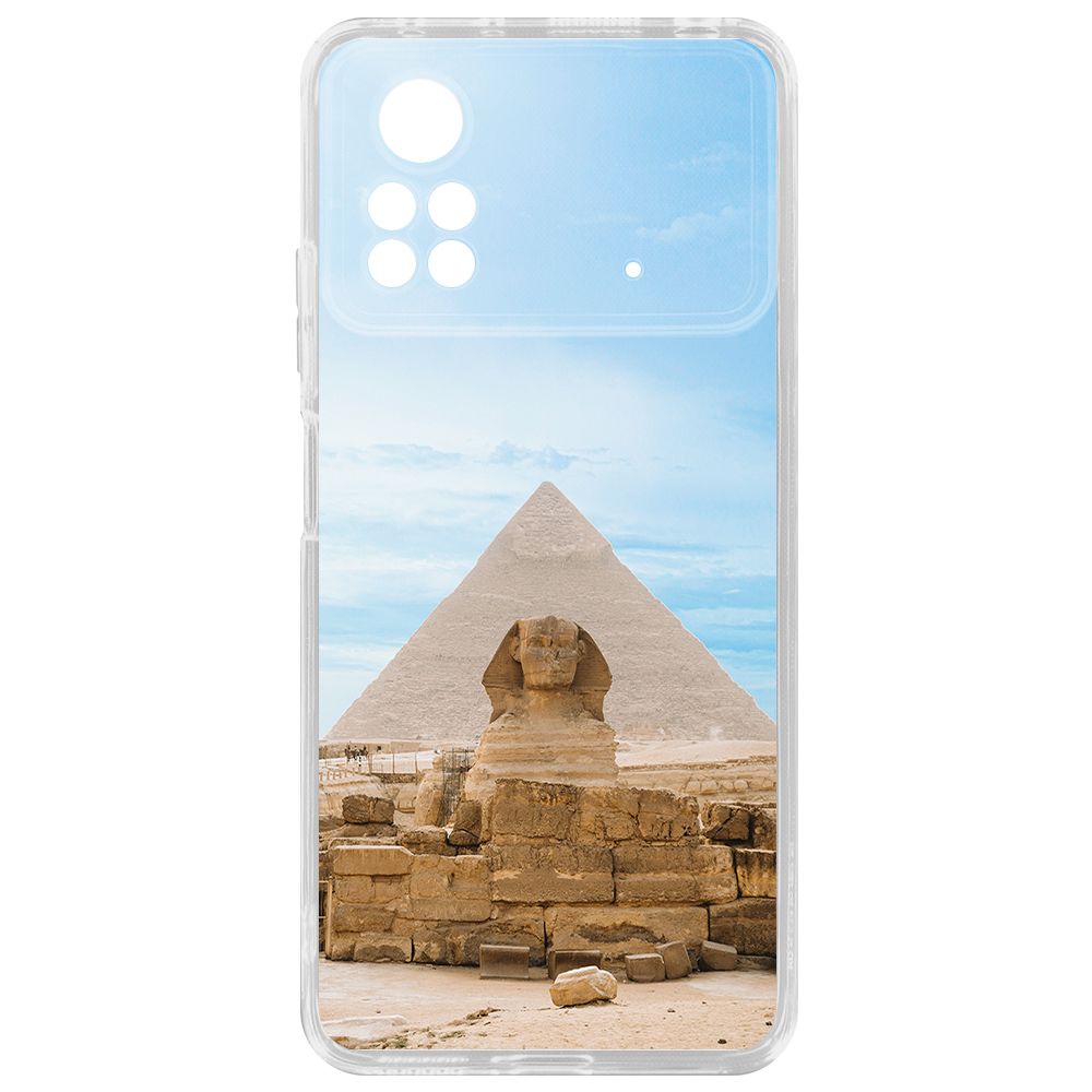 Чехол-накладка Krutoff Clear Case Египет, Сфинкс для Xiaomi Poco X4 Pro 5G