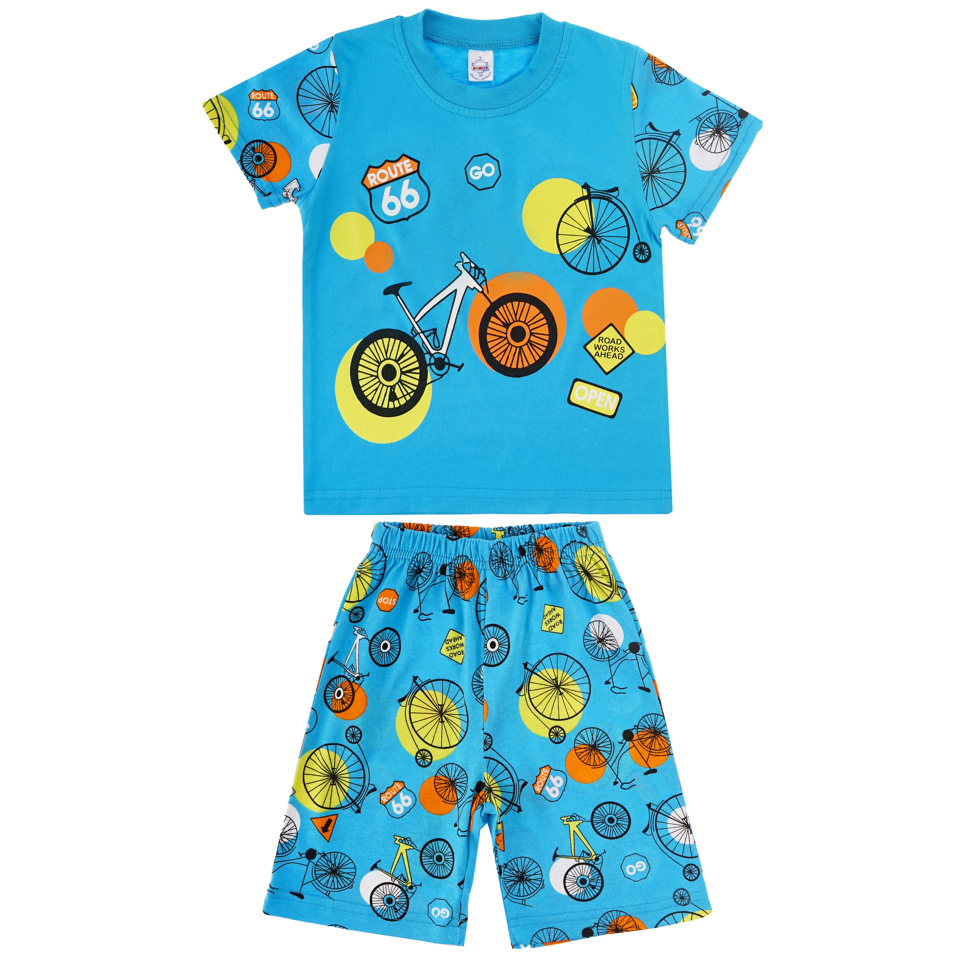 

Пижама детская Bonito kids BK1217FSH цв. ментоловый р. 110, BK1217FSH