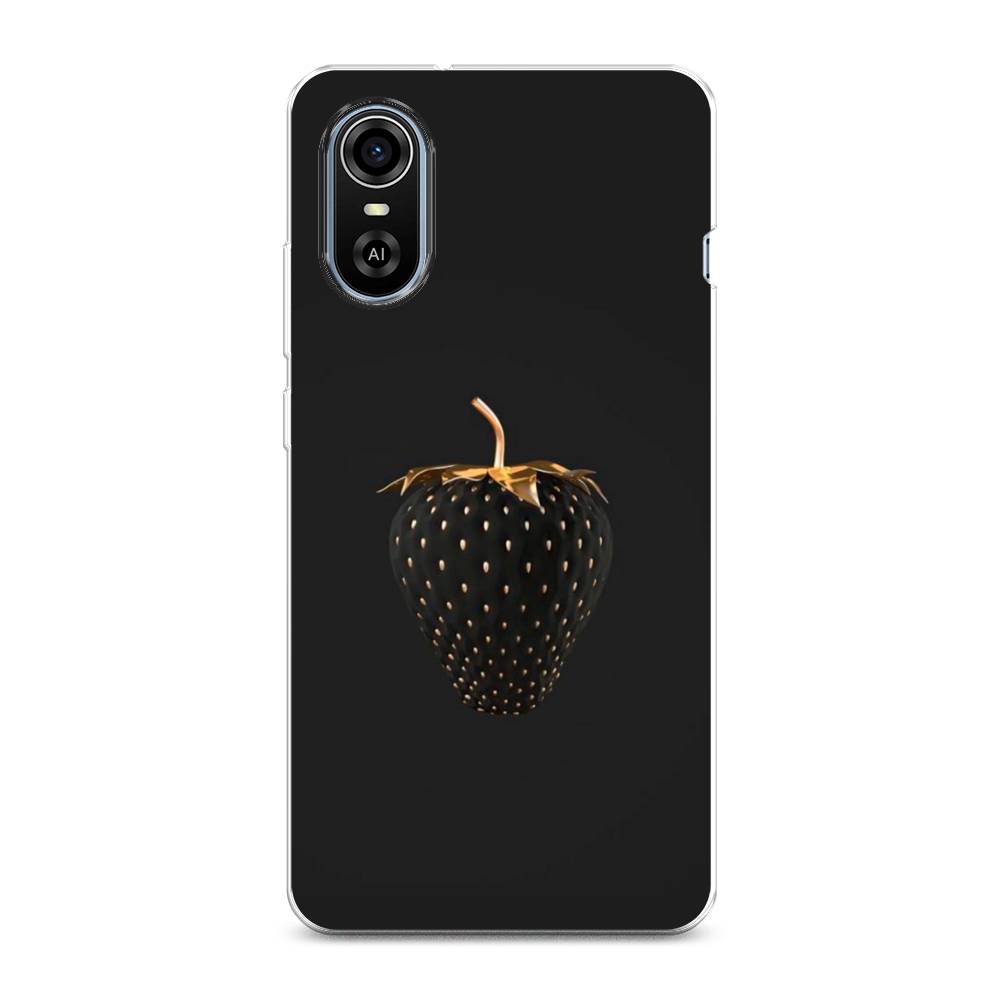 

Чехол Awog на ZTE Blade A31 Plus / ЗТЕ Блэйд A31 Plus "Черно-золотая клубника", Разноцветный, 135750-10