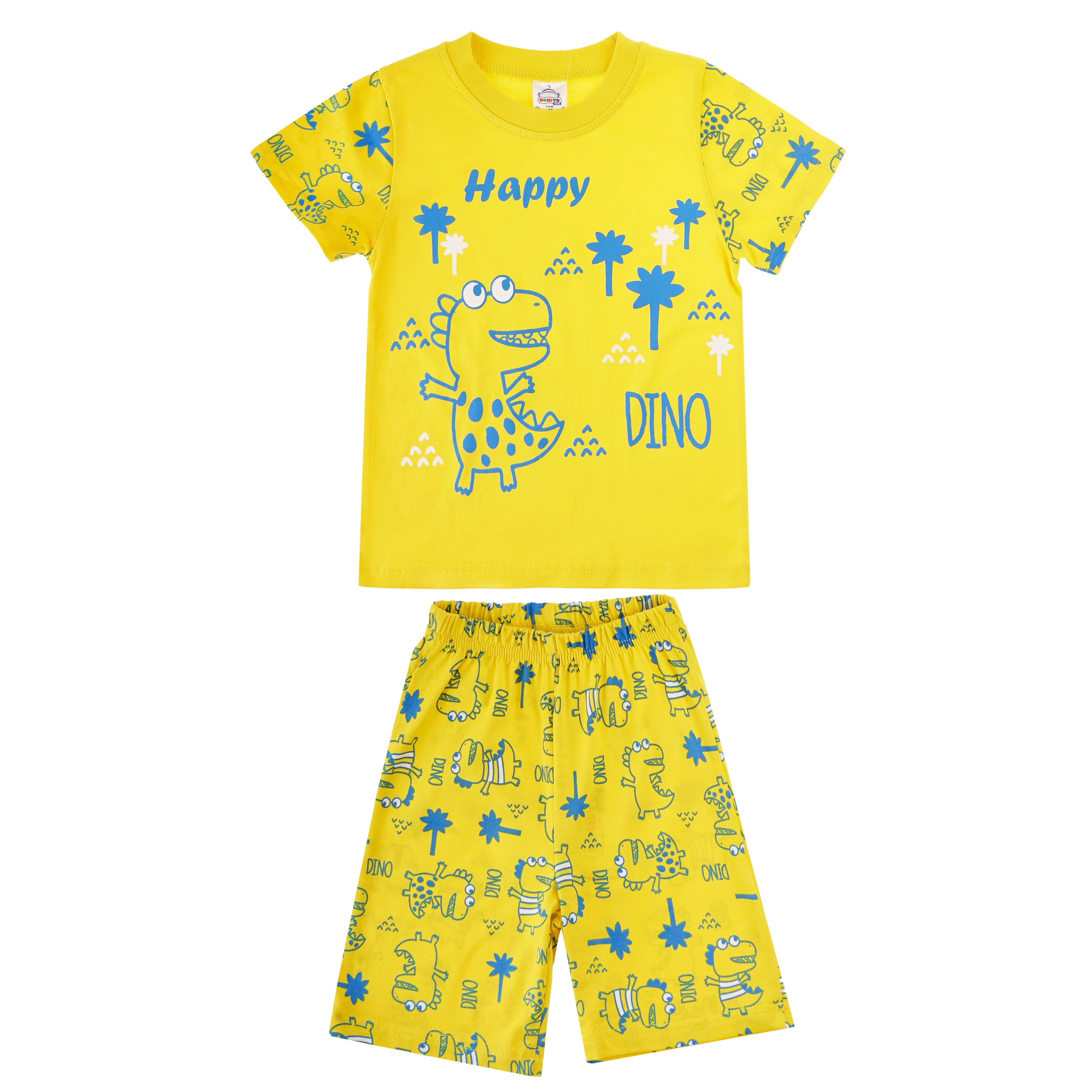 

Пижама детская Bonito kids BK1217FSH цв. желтый р. 110, BK1217FSH