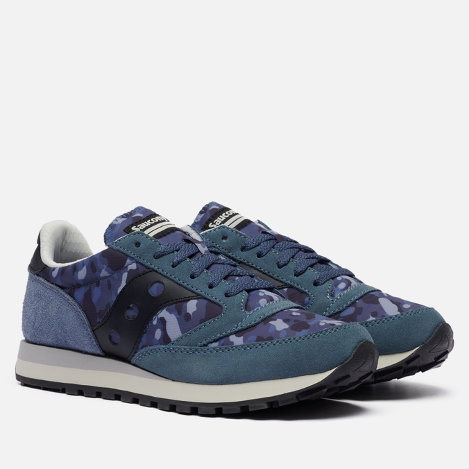 фото Кроссовки мужские saucony jazz 81 camo синие 44 eu