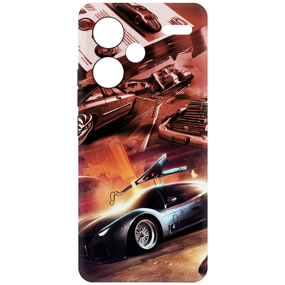 

Чехол-накладка Krutoff Soft Case Автодинамика для Xiaomi Redmi Note 13 Pro+ 5G черный